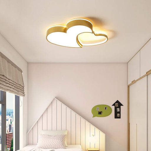 Acrylic LED Double Heart Ceiling Light for Children Room - DWHOME
