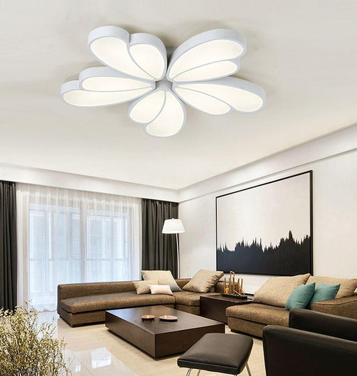 Acrylic LED Flower Ceiling Light for Living Room Bedroom - DWHOME