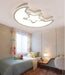 Acrylic Moon and Star Ceiling Light for Living Room Bedroom - DWHOME
