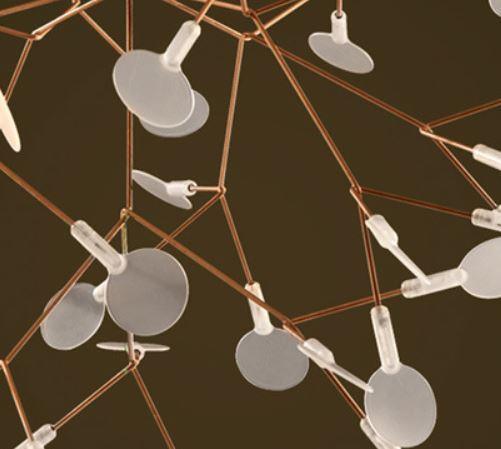 Acrylic Round Branches Design LED Chandelier for Living Room Bedroom Dining Room - DWHOME