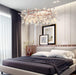 Acrylic Round Branches Design LED Chandelier for Living Room Bedroom Dining Room - DWHOME
