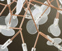 Acrylic Round Branches Design LED Chandelier for Living Room Bedroom Dining Room - DWHOME