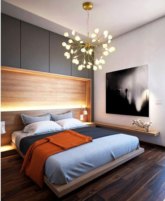 Acrylic Tree Branches Design LED Chandelier for Living Room Bedroom Dining Room - DWHOME