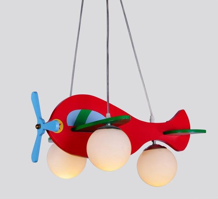 Airplane Design LED Pendant for Children's Bedroom - DWHOME