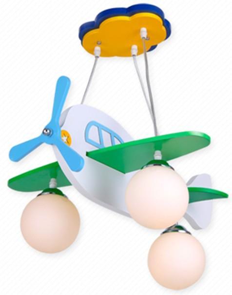 Airplane Design LED Pendant for Children's Bedroom - DWHOME