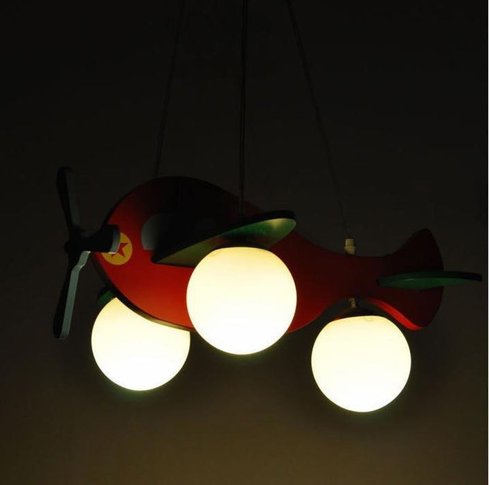 Airplane Design LED Pendant for Children's Bedroom - DWHOME