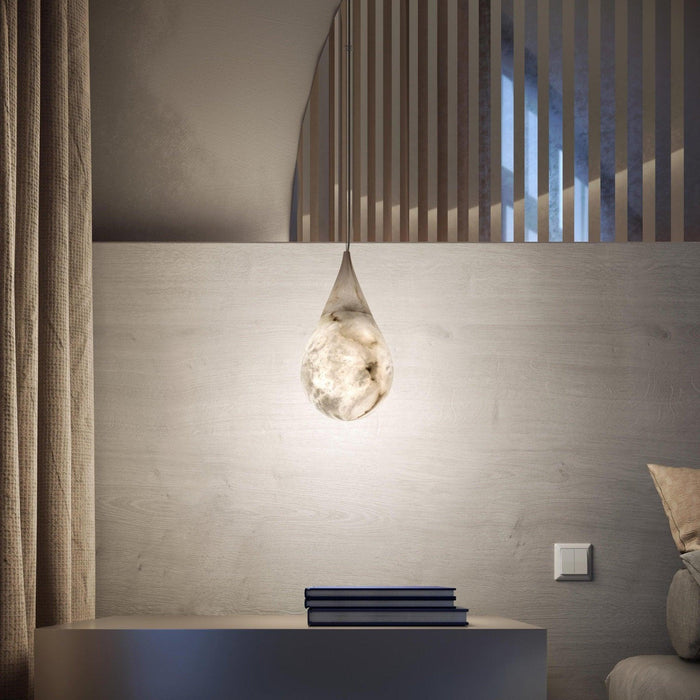 Marble Raindrop Pendant Light-DWHOME
