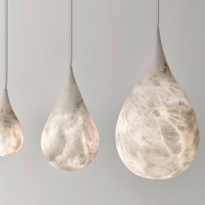 Marble Raindrop Pendant Light-DWHOME