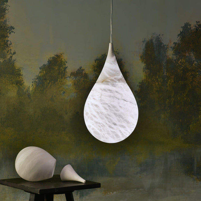 Marble Raindrop Pendant Light-DWHOME