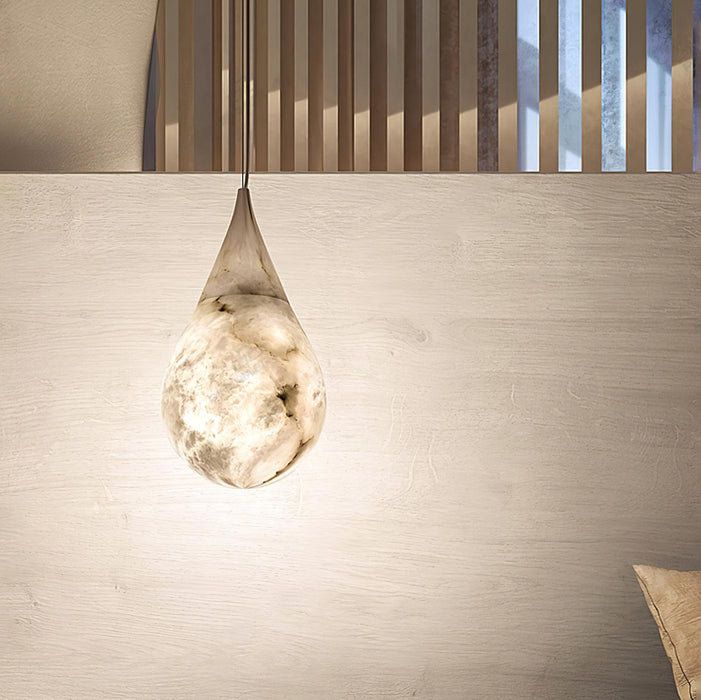 Marble Raindrop Pendant Light-DWHOME