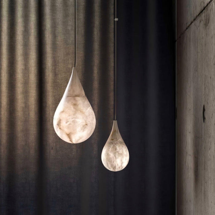 Marble Raindrop Pendant Light-DWHOME