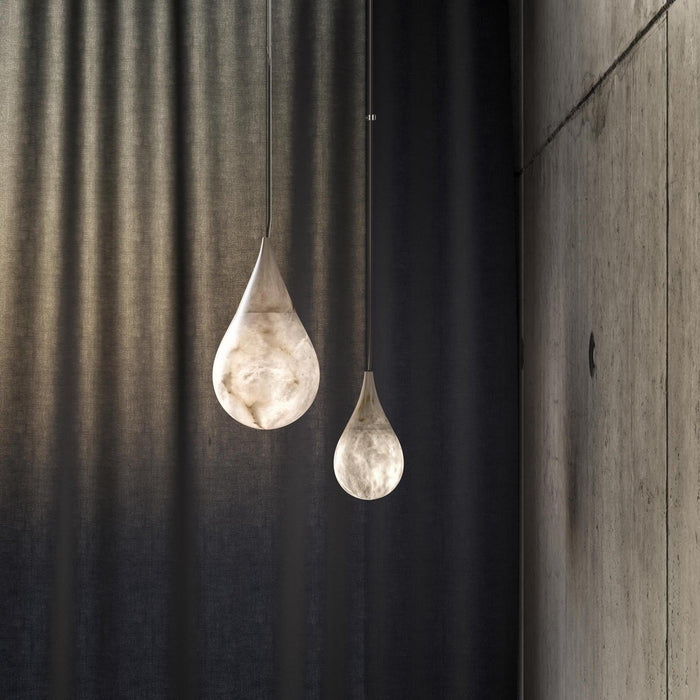 Marble Raindrop Pendant Light-DWHOME