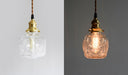 Alfred brass glass shade french country pendant light - DWHOME