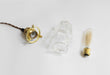 Alfred brass glass shade french country pendant light - DWHOME