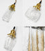 Alfred brass glass shade french country pendant light - DWHOME