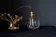 Alfred brass glass shade french country pendant light - DWHOME