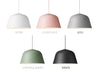 Ambit Metal Shade Pastel Coloured Pendant Light-DWHOME