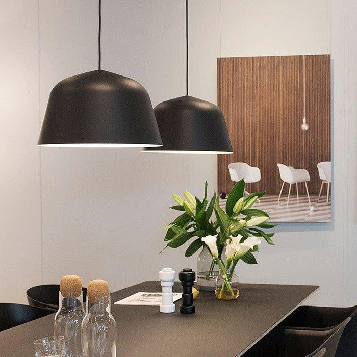 Ambit Metal Shade Pastel Coloured Pendant Light-DWHOME