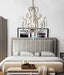 American Country Crystal Blue LED Chandelier - DWHOME