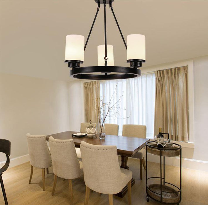 American Country Design Metal LED Chandelier - DWHOME
