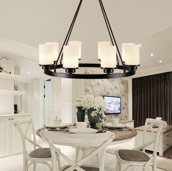 American Country Design Metal LED Chandelier - DWHOME