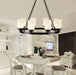 American Country Design Metal LED Chandelier - DWHOME
