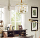 American Country Design Metal LED Pendant Chandelier - DWHOME
