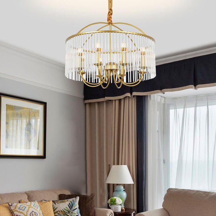 American Country Design Metal LED Pendant Chandelier - DWHOME