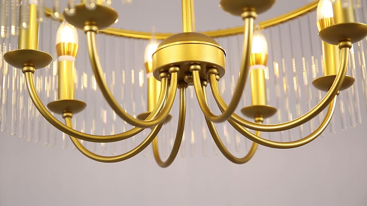 American Country Design Metal LED Pendant Chandelier - DWHOME