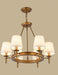 American Country Style Metal Cloth LED Chandelier - DWHOME