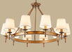 American Country Style Metal Cloth LED Chandelier - DWHOME
