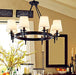 American Country Style Metal Cloth LED Chandelier - DWHOME