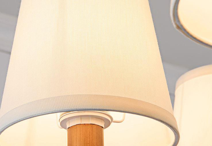 American Country Style Metal Cloth LED Chandelier - DWHOME
