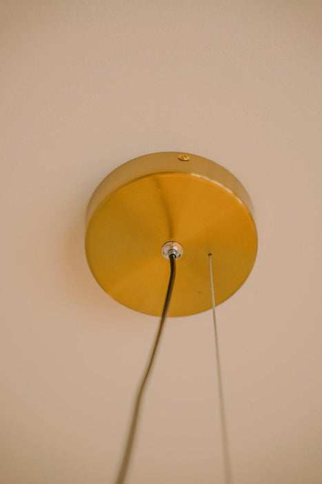 Ando Minimalist Line Brass Kitchen Island Pendant Light - DWHOME