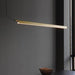 Ando Minimalist Line Brass Kitchen Island Pendant Light - DWHOME