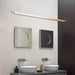 Ando Minimalist Line Brass Kitchen Island Pendant Light - DWHOME