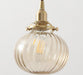 Anemone swirled glass brass pendant Light - DWHOME