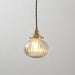 Anemone swirled glass brass pendant Light - DWHOME