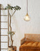 Anemone swirled glass brass pendant Light - DWHOME