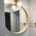 Anemone swirled glass brass wall light sconce - DWHOME