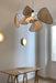 Anjuna Rattan Bamboo Starburst pendant light chandelier - DWHOME