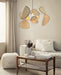 Anjuna Rattan Bamboo Starburst pendant light chandelier - DWHOME