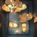 Anjuna Rattan Bamboo Starburst pendant light chandelier - DWHOME