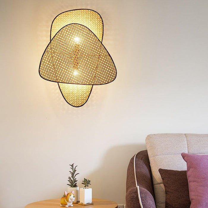 Anjuna Rattan Bamboo Wall Light - DWHOME