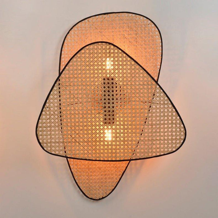 Anjuna Rattan Bamboo Wall Light - DWHOME