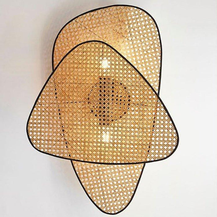 Anjuna Rattan Bamboo Wall Light - DWHOME