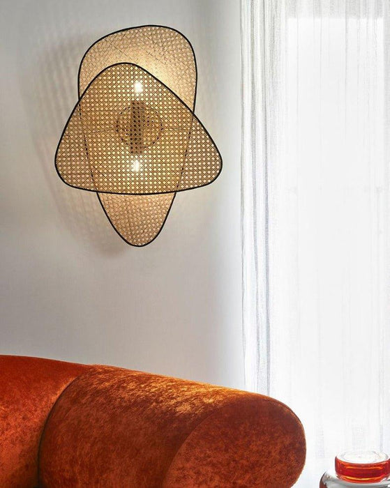 Anjuna Rattan Bamboo Wall Light - DWHOME