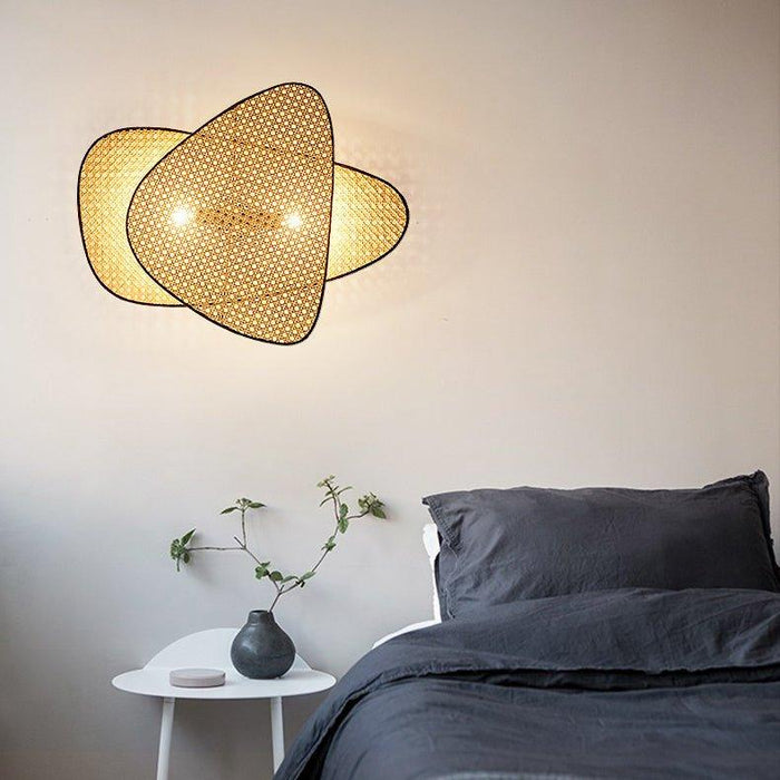 Anjuna Rattan Bamboo Wall Light - DWHOME