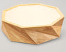 Arild Modern Scandinavian Angular Wooden Ceiling Lamp - DWHOME