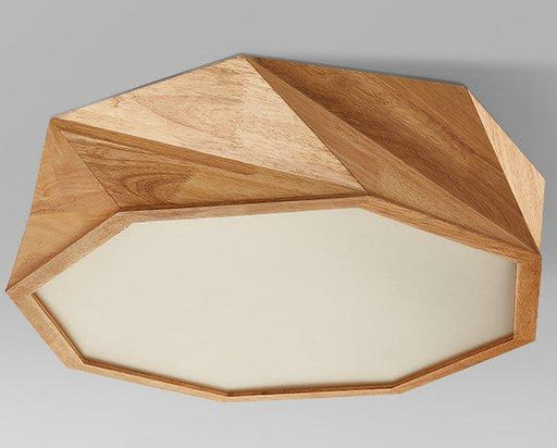 Arild Modern Scandinavian Angular Wooden Ceiling Lamp - DWHOME
